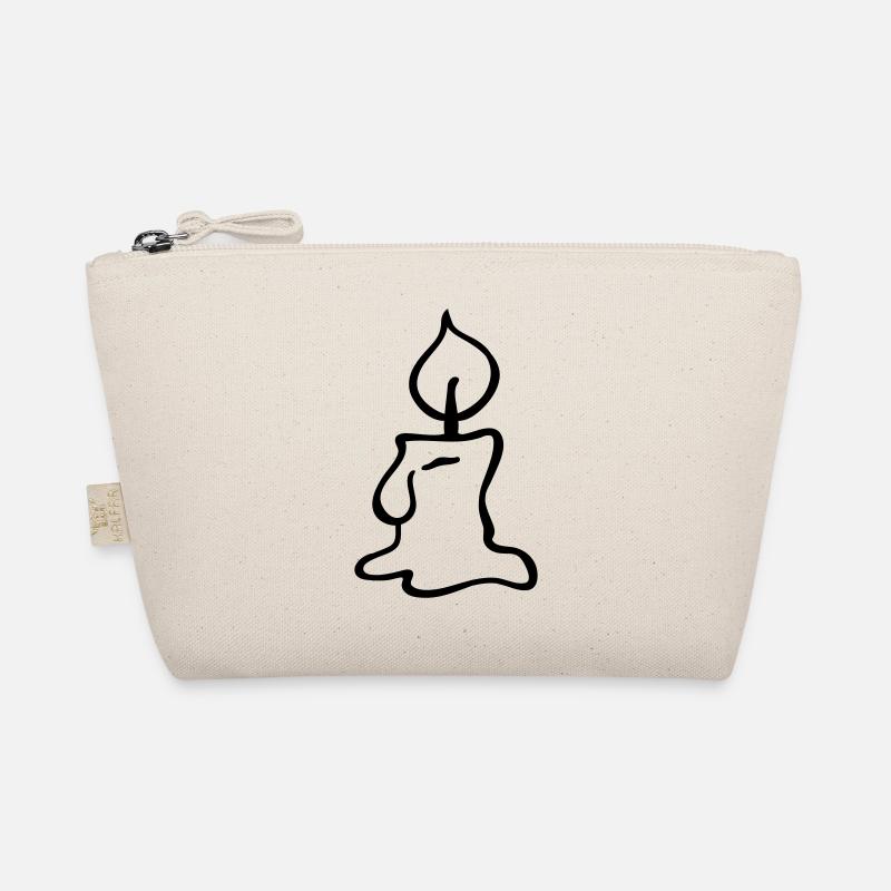 thick candle - line Organic Pouch