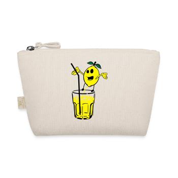 zitrone pinkelt limonade - Bio-Täschchen - Natur - Vorne
