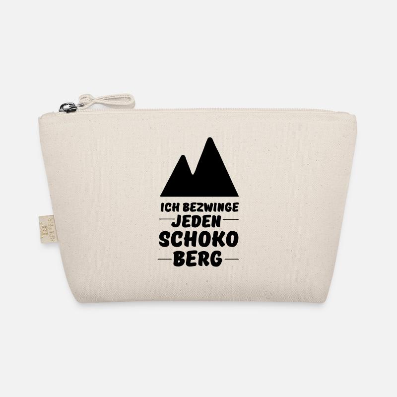 Schokolade, Fun, lustig, Freunde, Spruch - Bio-Täschchen - Natur