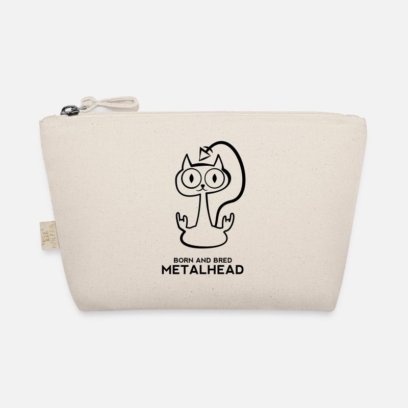 Heay metal cat Bio-Täschchen
