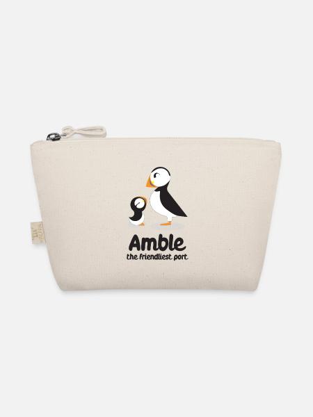 Amble Puffins - Organic Pouch - nature
