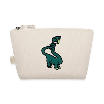 stranglesaurus_dino_3c - Organic Pouch - nature - Front