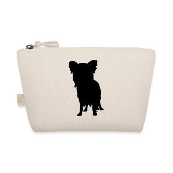 Vektor Hund Silhouette - Bio-Täschchen - Natur - Vorne