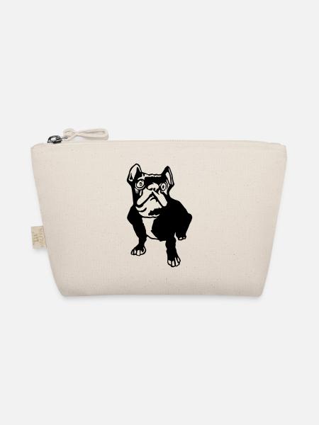 french bulldogge - Bio-Täschchen - Natur