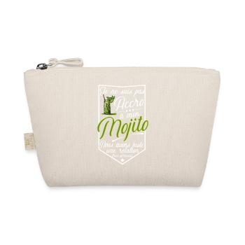 "Pas accro à mon mojito" t-shirt humour apéro - Trousse biologique - nature - Devant