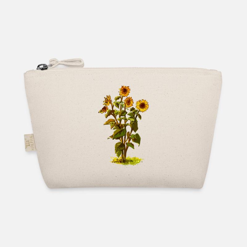 Sonnenblume - Bio-Täschchen - Natur