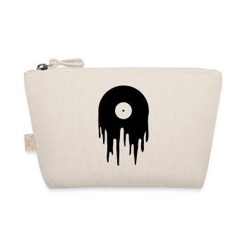 Vinyl schmelzend DJ Schallplatte platte record - Bio-Täschchen - Natur - Vorne