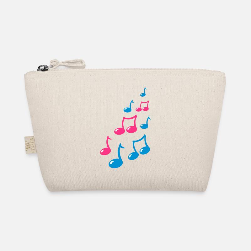 cute musical notes Organic Pouch