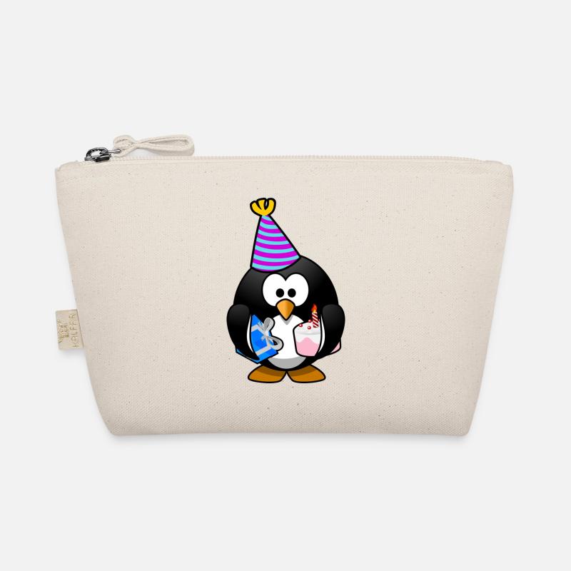 Geburtstag Pinguin Bio-Täschchen