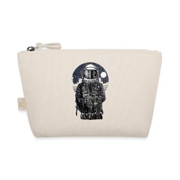 ASTRONAUT REBELL - Lustiges Astronauten Geschenk - Bio-Täschchen - Natur - Vorne