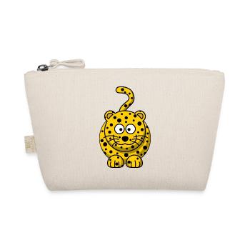 Leopard Cartoon - Organic Pouch - nature - Front