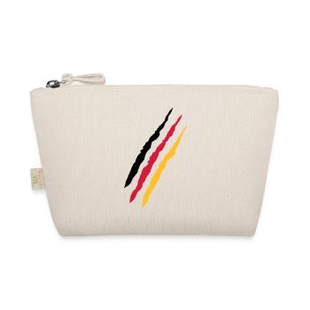 Rayures drapeau Allemagne - le football, le - Trousse biologique - nature - Devant
