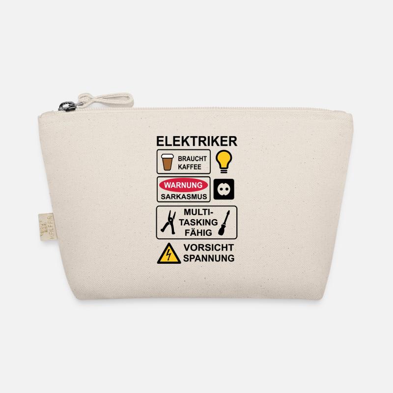 Elektriker - Bio-Täschchen - Natur