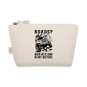 Where We Re Going We Do not Need Roads - Organic Pouch - nature - Front