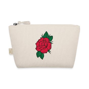 Rose - Tricolor - Organic Pouch - nature - Front
