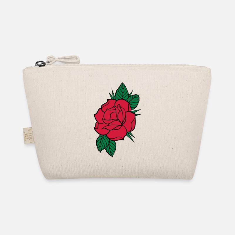 Rose - Dreifarbig Bio-Täschchen
