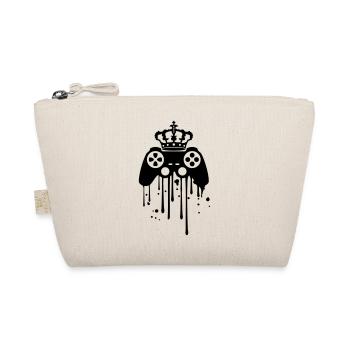 cool graffiti drops gamers gamble compute - Organic Pouch - nature - Front