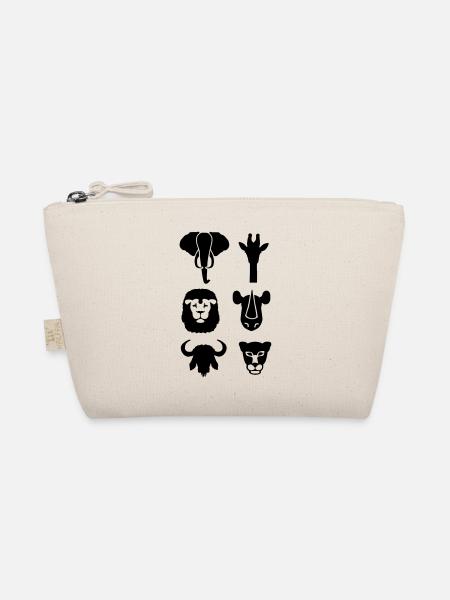 Africa wildlife animals - Organic Pouch - nature - Front