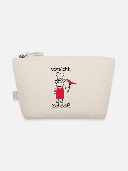 Vorsicht schaaf! - Bio-Täschchen - Natur - Vorne