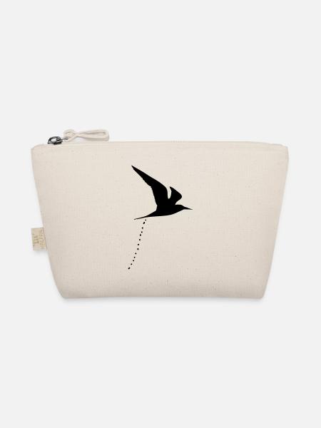 bird shit shit shit forming 1c - Organic Pouch - nature - Front