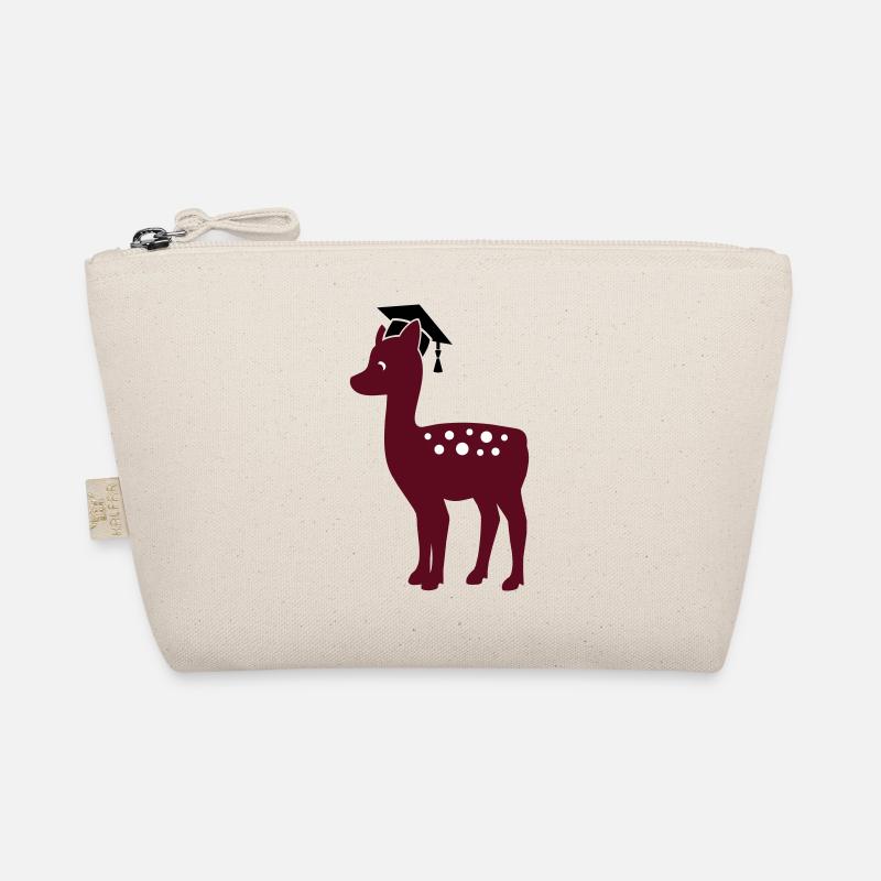Fawn with mortarboard - gift for doctoral thesis Organic Pouch
