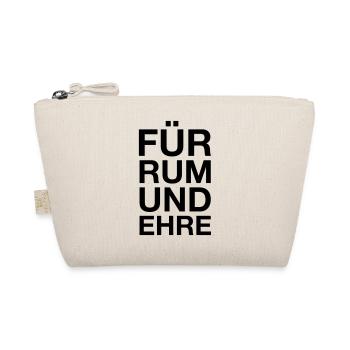 Für Rum und Ehre - Bio-Täschchen - Natur - Vorne