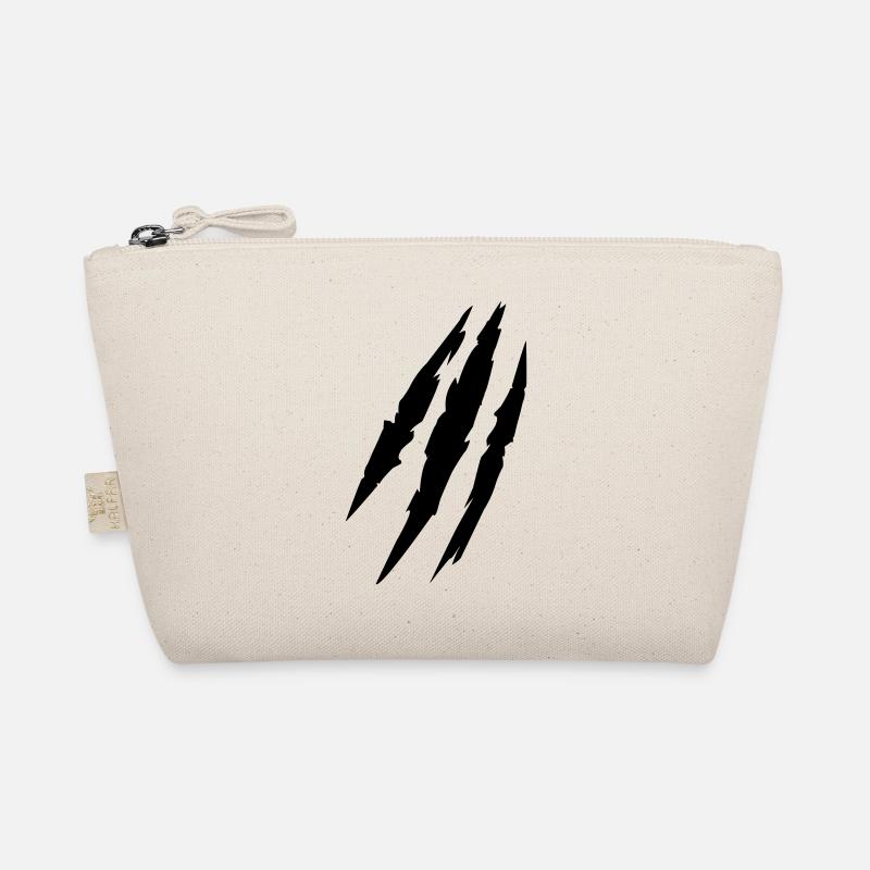 Beast animal scratches claw marks blood scars - Organic Pouch - nature
