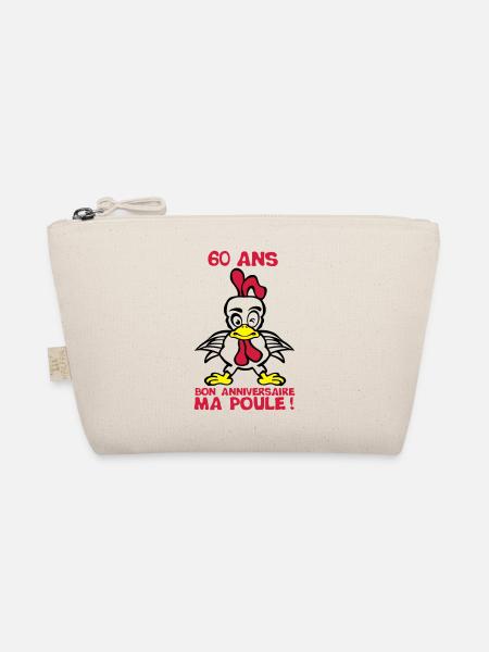 60 ans bon anniversaire ma poule - Trousse biologique - nature