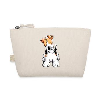 Foxy der Foxterrier - Bio-Täschchen - Natur - Vorne