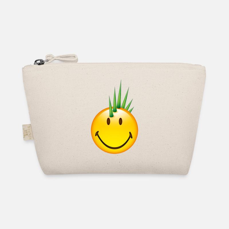 Smiley Punk Bio-Täschchen
