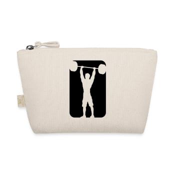 noir sport club logo silhouette contour ombre fort - Trousse biologique - nature - Devant