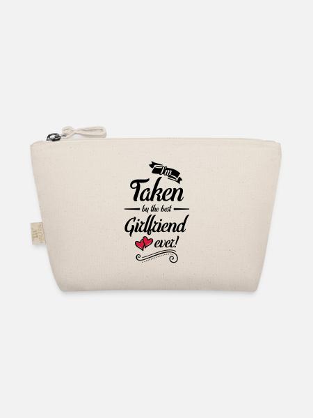 taken by girlfriend design - Bio-Täschchen - Natur - Vorne