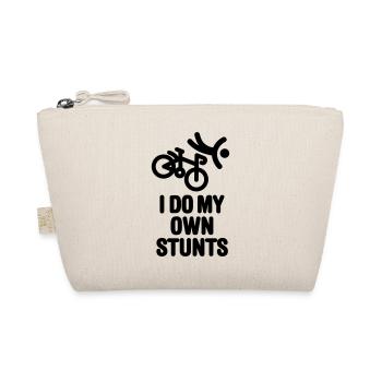 I do my own stunts - racing bicycle - Organic Pouch - nature - Front