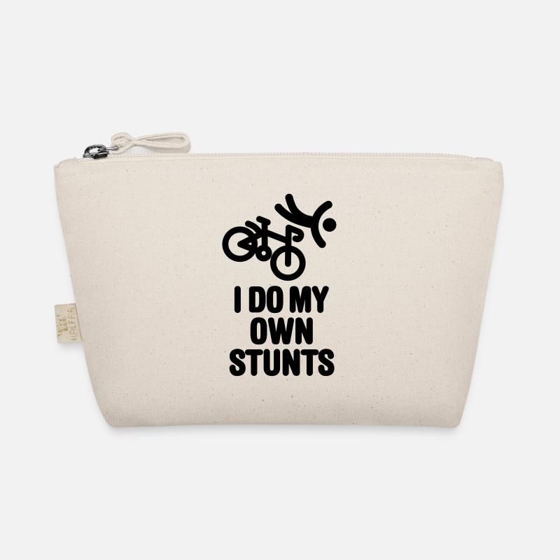 I do my own stunts - racing bicycle - Bio-Täschchen - Natur
