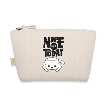 Nope Not Today - Lazy Cat - Organic Pouch - nature - Front