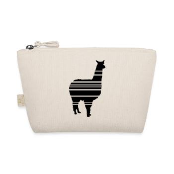 lama alpaca - Bio-Täschchen - Natur - Vorne