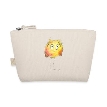 Happy yellow bird - Organic Pouch - nature - Front