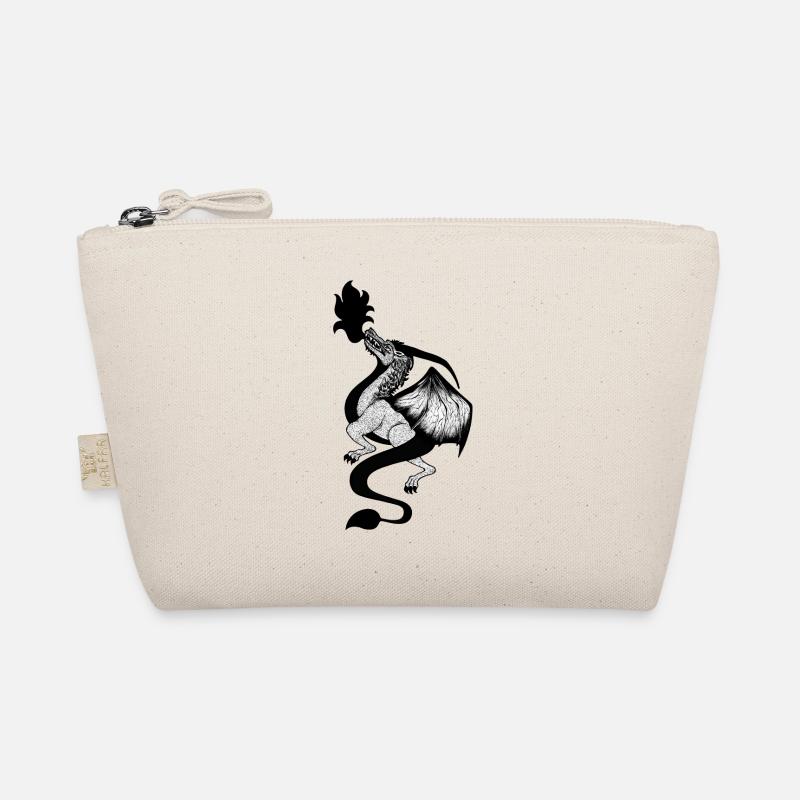 Feuerspuckender Drache Bio-Täschchen