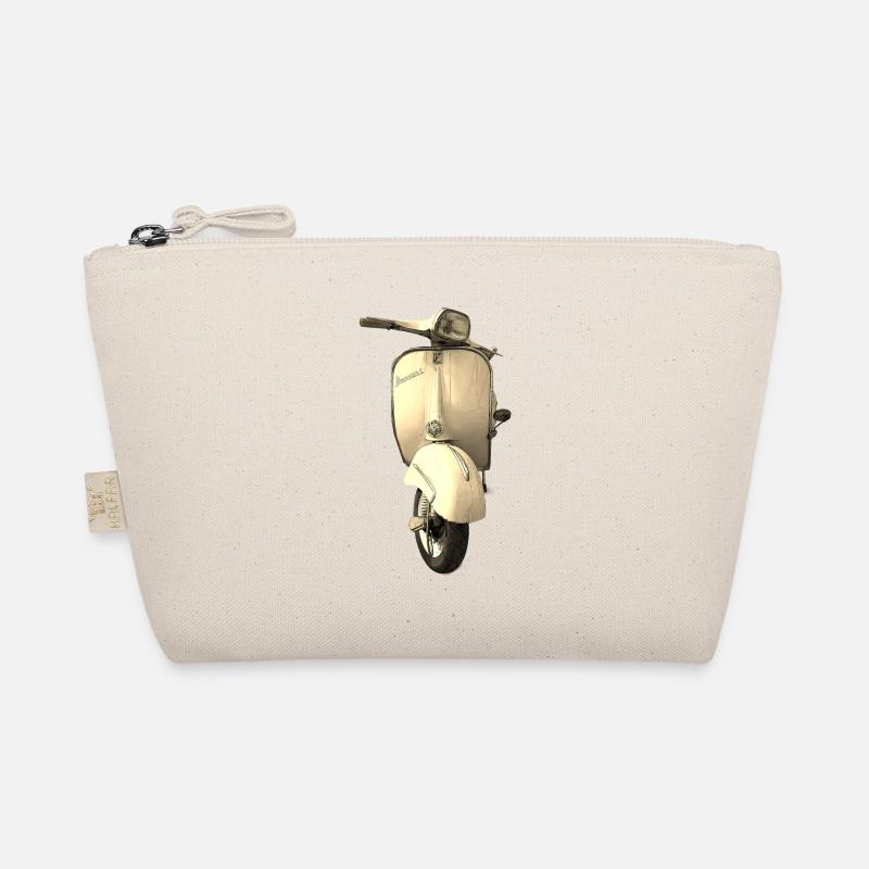 Scooter rétro de couleur crème Trousse biologique