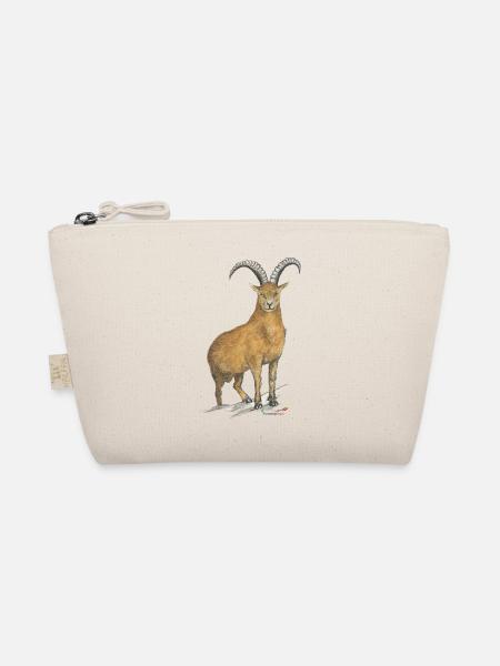 Steinbock - Bio-Täschchen - Natur - Vorne