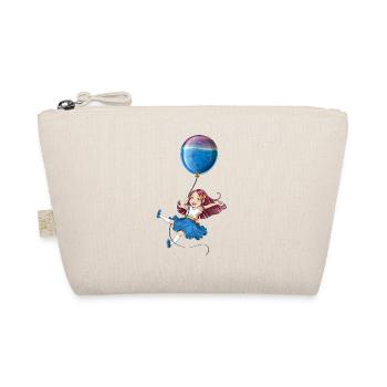 Girl with balloon - sea and fish - Organic Pouch - nature - Front
