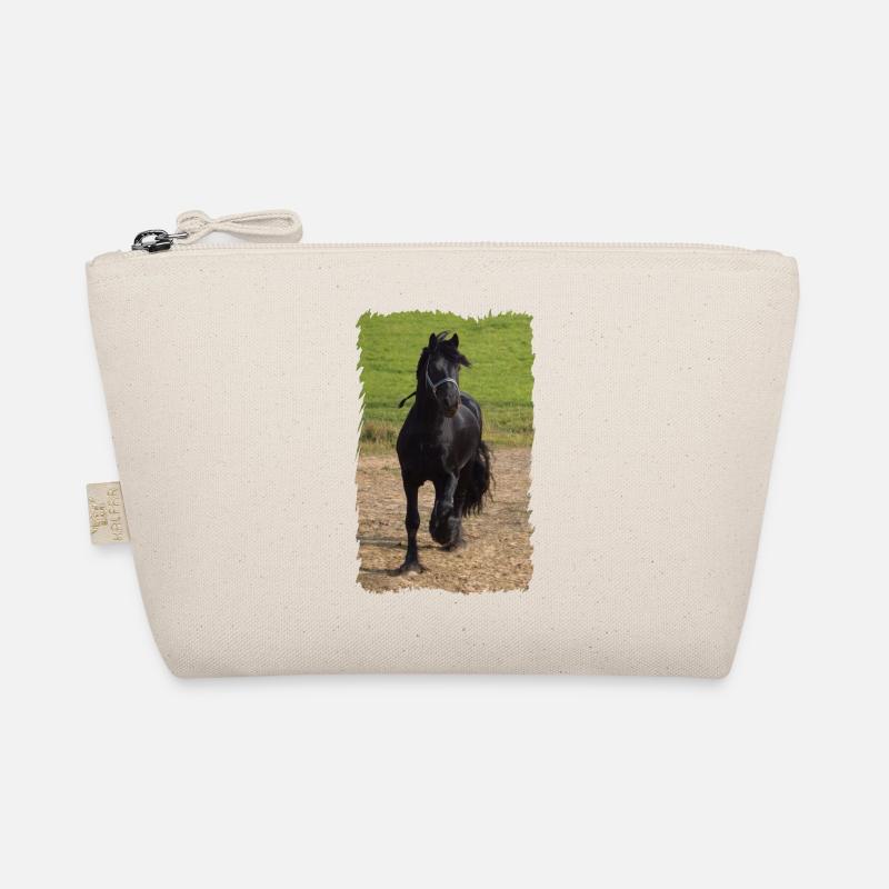 Friesian stallion Organic Pouch