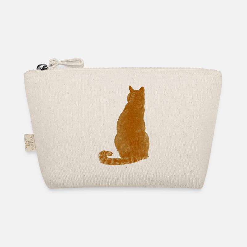 Blonde Katze - Bio-Täschchen - Natur
