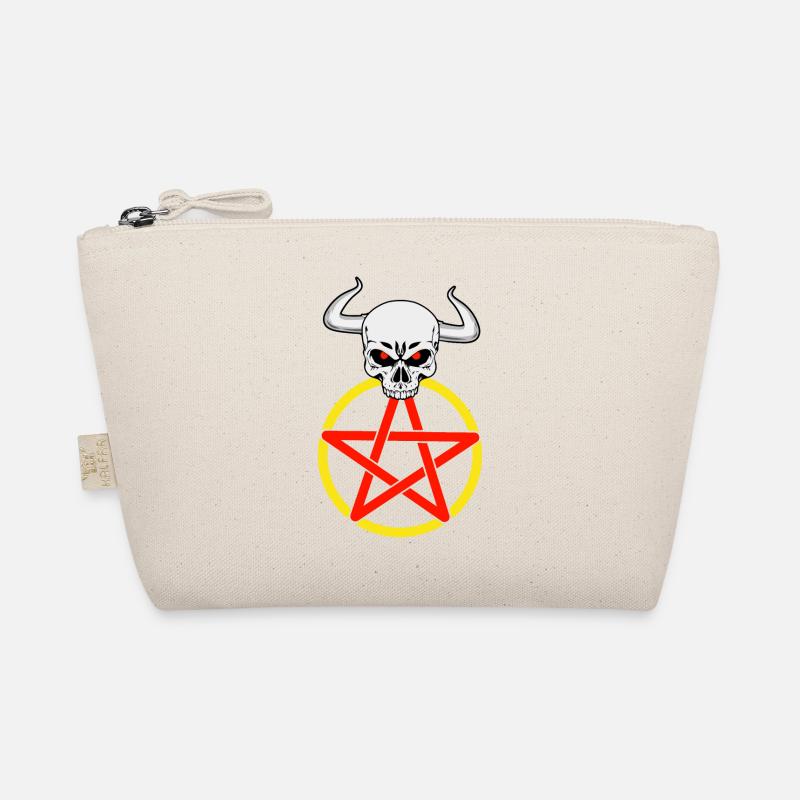 Satan Satanic Devil Pentagram Horns Horror Organic Pouch