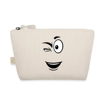 Face toon wink - Organic Pouch - nature - Front