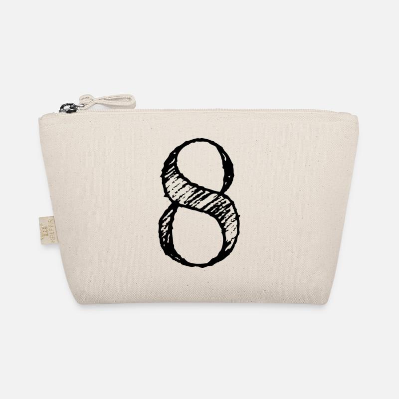 Chiffre 8 huit - Numéro 8 (hand-drawn) Trousse biologique