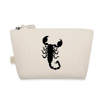 scorpion logo - Organic Pouch - nature - Front