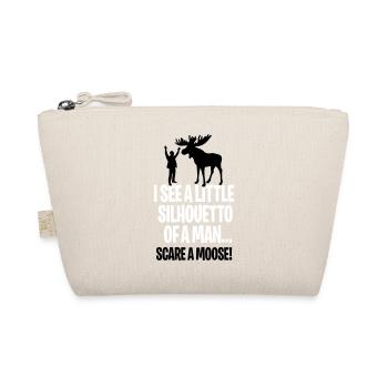 I see a little silhouetto of a man scare a Moose - Trousse biologique - nature - Devant