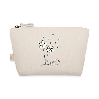 Blumenwiese,Sommer,Geschenk,lachen,cool,trend - Bio-Täschchen - Natur - Vorne