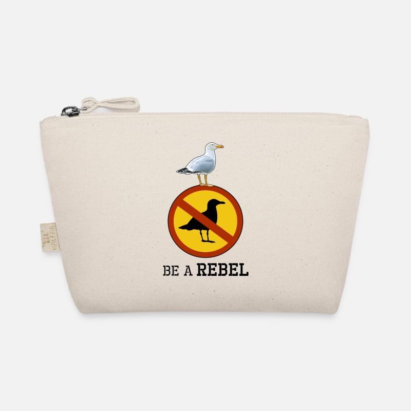 " Be a Rebel " - Organic Pouch - nature